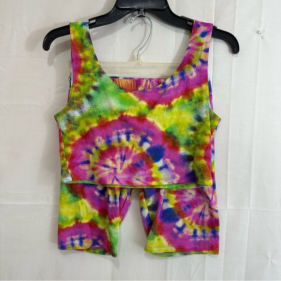 Absolutely Love It Juniors 2-Piece Tie Dye Tank & Short Set XL - Picture 1 of 7